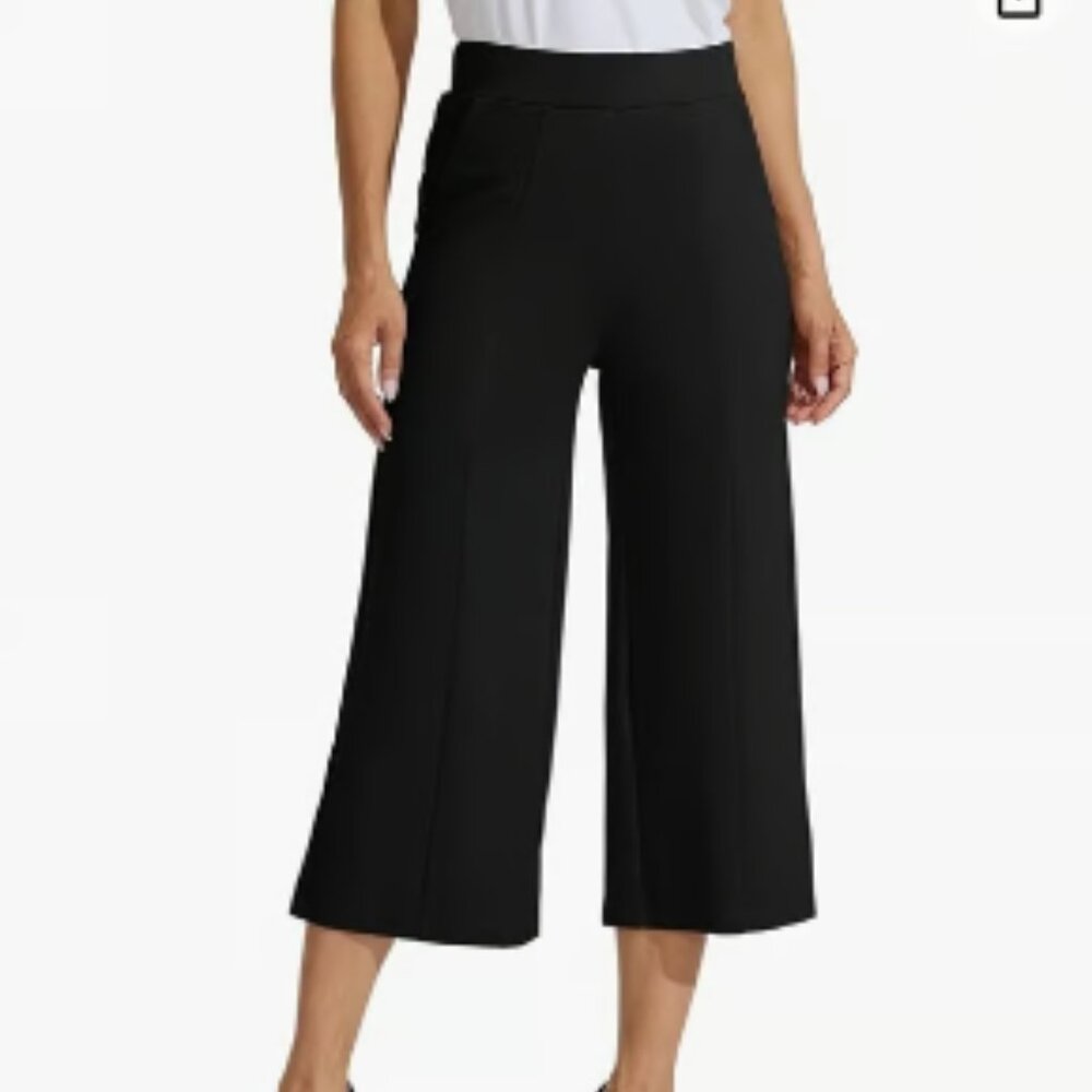 WILLIT High-Waisted Wide-Leg Business Casual Work Slacks Pants Women's Size XL